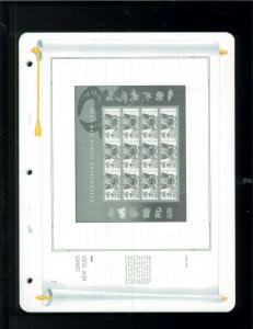 2009 White Ace U.S Commemorative Issue Plate Block Stamp Supplement Pages PB-61 