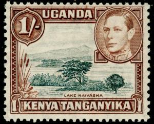 KENYA UGANDA TANGANYIKA SG145, 1s blk&yellwish bwn, M MINT.Cat £32. P13X11 3/4