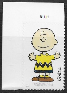 US #5726a (60c) Charles M Schultz- Charlie Brown ~ MNH