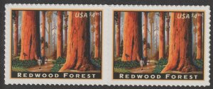 US 4378 Priority Mail Redwood Forest $4.95 horz pair MNH 2009