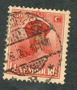 Luxembourg #142 used single