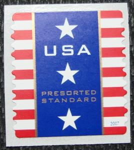 US #4157 MNH Coil Single, Patriotic Banner SCV $.20 