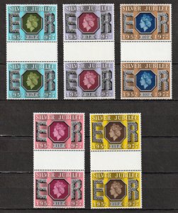 Great Britain - Queen Elizabeth II  25th Accession Ann. # 810 - 814 - M/NH Pairs