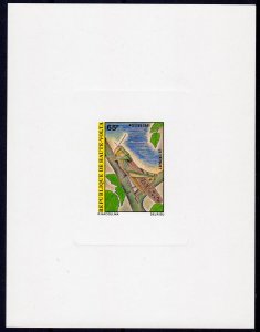 Upper Volta 1981 Mi#823 INSECTS (Chrysochraon dispar) DELUXE SS IMPERFORATED MNH