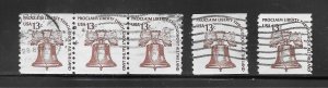 #1618 Used 5 stamps 10 Cent Lot (my11) Collection / Lot