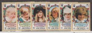 Anguilla Scott #485-490 Stamp - Mint NH Set