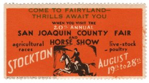 (I.B) US Cinderella : San Joaquin County Fair (Stockton 1931)