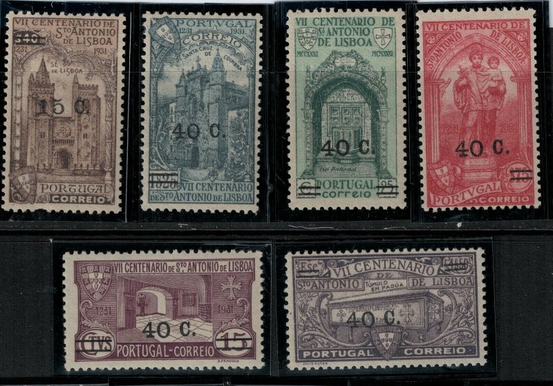 Portugal 1933 SC 543-548 MNH SCV $80.00 Set