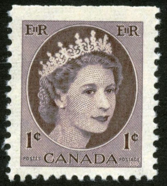 Canada - #337 - MINT NH ON CARD  -1954 - Item C752