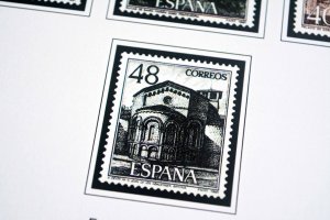 COLOR PRINTED SPAIN 1976-1993 STAMP ALBUM PAGES (101 illustrated pages)