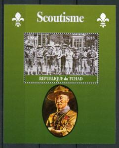 Chad 2016 CTO Scouting 1v M/S Scoutisme Scouts Baden-Powell Stamps