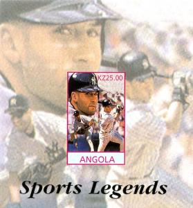 ANGOLA SHEET IMPERF BASEBALL SPORTS