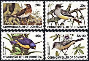 Dominica 696-699, MNH, Birds of Dominica