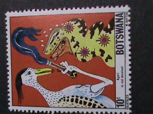 BOTSWANA STAMP 1980 SC#253-6   FOLKTALES: CHIWELE & THE GIANT MNH STAMP SET.