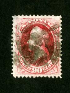 US Stamps # 166 Superb Used Choice Gem Scott Value $300.00