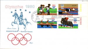 #1791-94 Summer Olympics Bazaar FDC