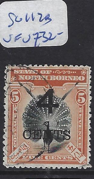 NORTH BORNEO (P2609B)   4C/5C BIRD SG 112B   VFU