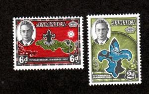 Jamaica # 150-151 Mint!