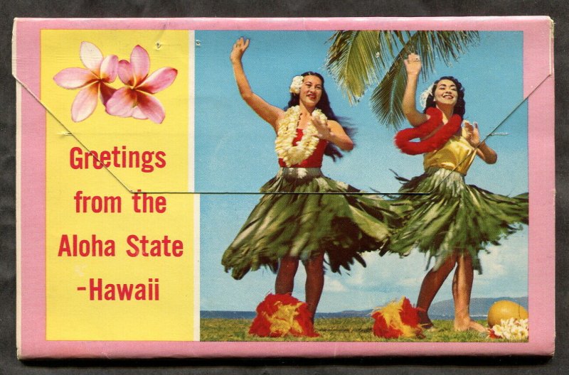 p526 - HAWAII Honolulu 1968 Cancel on HULA Dancers Folder to CANADA