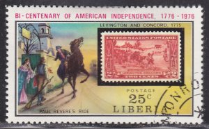 Liberia 707 American Revolution Bicentennial 1975