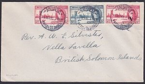 SOLOMON IS 1946 cover MUNDA cds to Vella Lavella...........................55009