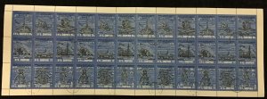 ALBANIA 1990 City of Berat Set Used Sheet (36 Stamps)AL16