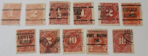 Older Postage Due Stamps – All Canceled