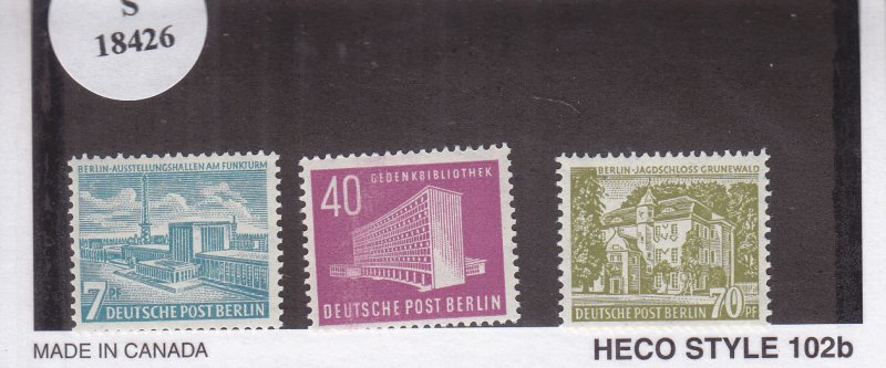 Germany-Berlin: Sc #9N108-110, MH (S18426)