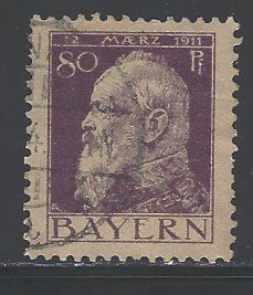 German States - Bavaria Sc # 85 used (RS)