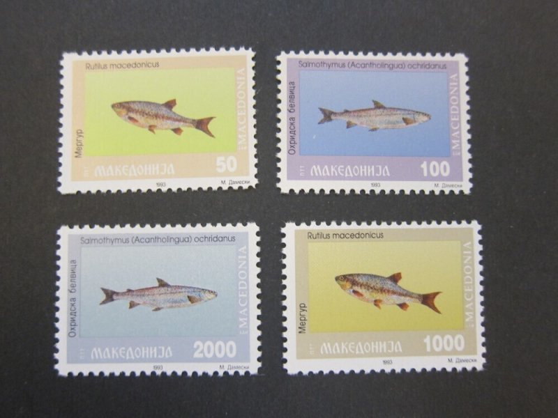 Macedonia 1993 Sc 8-11 set MNH