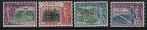 DOMINICA   137-140    MINT HINGED,  SET