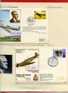HA1 and SC30 Supermarine Spitfires Signed by Designer Tony Theobald