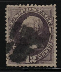 1870 Sc 151 used 12c dull violet VF  CV $200