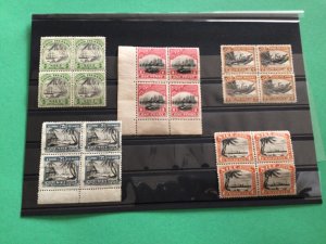 Niue 1932-1936 mint never hinged  stamps  blocks messy backs A14176