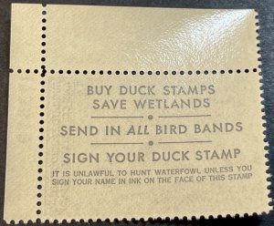 U.S.# RW49-MINT/NEVER HINGED---FEDERAL DUCK STAMP-PLATE # SINGLE---1982