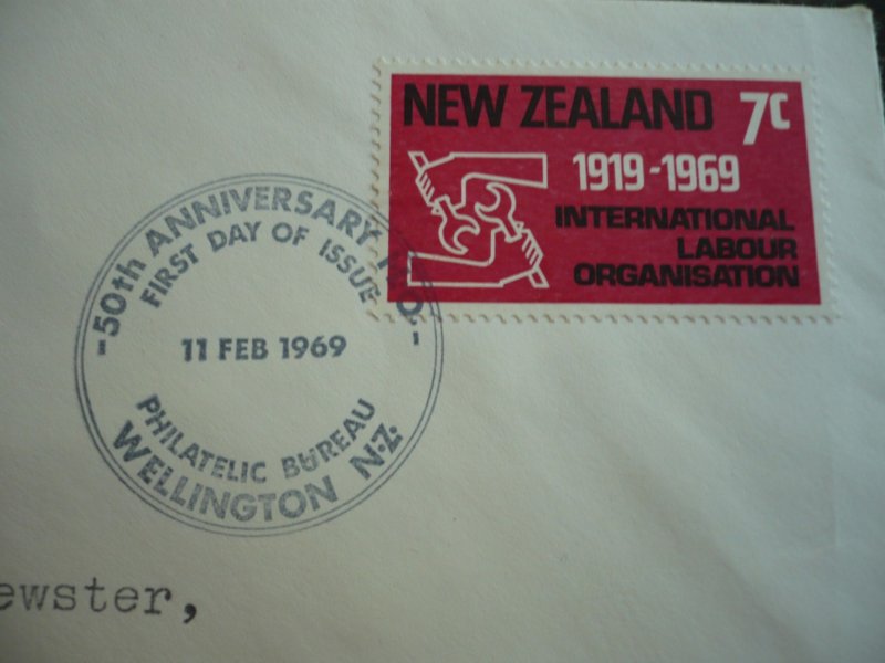 Postal History - New Zealand - Scott# 421 - First Day Cover