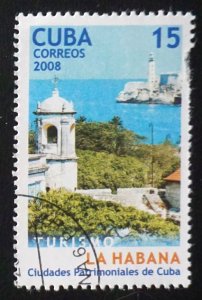 CUBA Sc# 4880  HISTORIC CUBAN CITIES tourism HAVANA 15c  2008 used cto