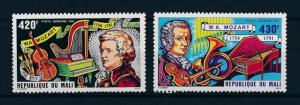 [95000] Mali 1981 Music Mozart Musical Instruments  MNH