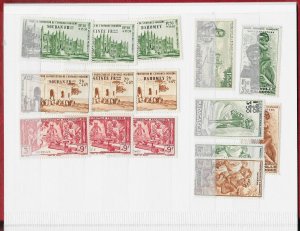 FRANCE COLONIES (200+) stamps VICHY Gov't NY World's Fair sets All Mint Unused