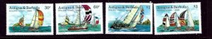 Antigua 1112-15 MNH 1988 Yachts (ap3421)