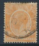 Kenya & Uganda SG 83    SC# 25  - Used Dull Orange  - see details