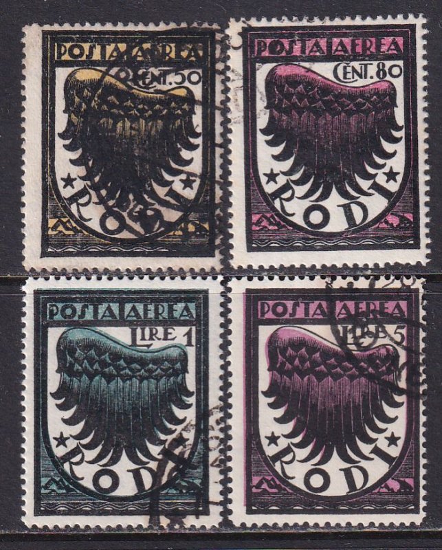 Italy Rhodes 1937-8 Sc C1-C4a Stamp CTO
