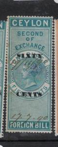 Ceylon Revenue BH 62 VFU (1dqx)