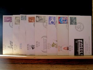 INDIA - 19 FIRST DAY COVERS - CIRCA 1965-1966
