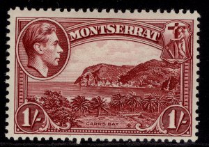 MONTSERRAT GVI SG108, 1s lake, M MINT. Cat £29. PERF 13