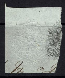 Great Britain - Embossed Revenue - 10s - 1861 Bill Stamp (Sm. Pinholes) - 090415