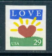 2813 29c Love Fine MNH BPS