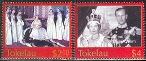 Tokelau Islands 2003, Coronation 2v, MNH