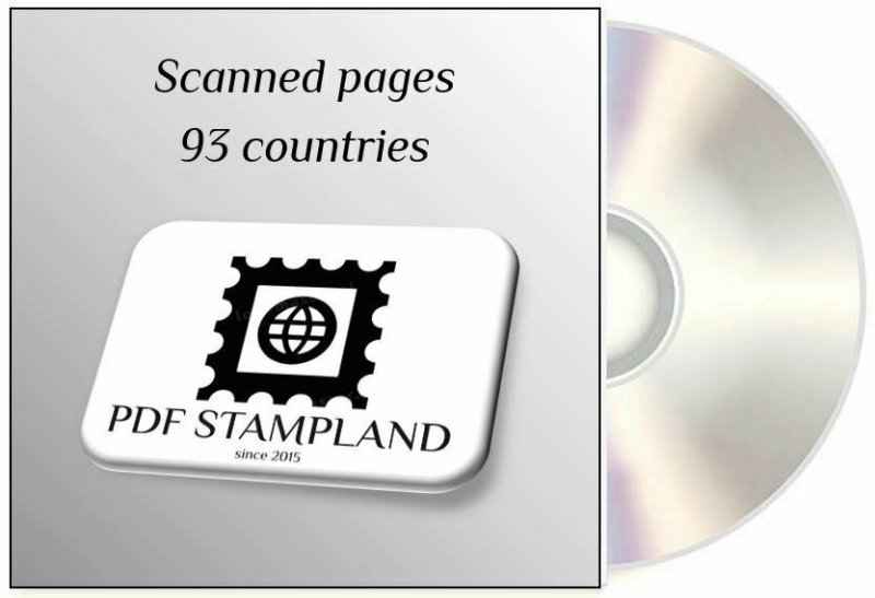 CD Stamp color pages, 93 countries