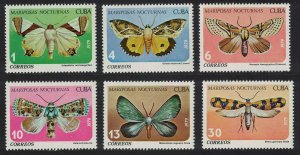 Caribic Nocturnal Butterflies 6v 1979 MNH SG#2554-2559